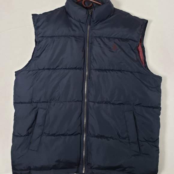 U.S. Polo Assn Men's XL Sleeveless Blue Jacket - Picture 8 of 8